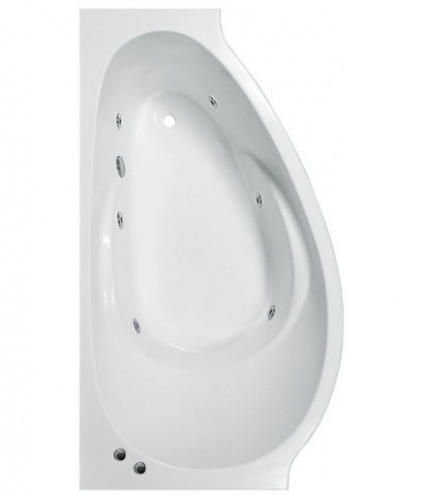 Ванна Эстет Грация 170x94 с гидромассажем (Левая)