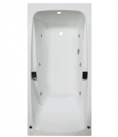 Ванна Jacob Delafon Repos 170x80 (с ручками) с гидромассажем