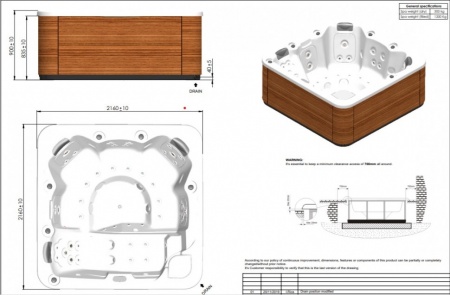 Спа-бассейн AstralPool Select E / Aquavia Pulse