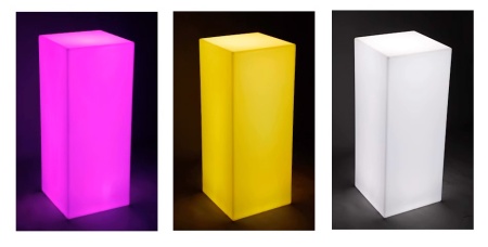 Светильник Колонна 30х30  питание от АКБ, RGB Светильник Колонна 30х30  питание от АКБ, RGB